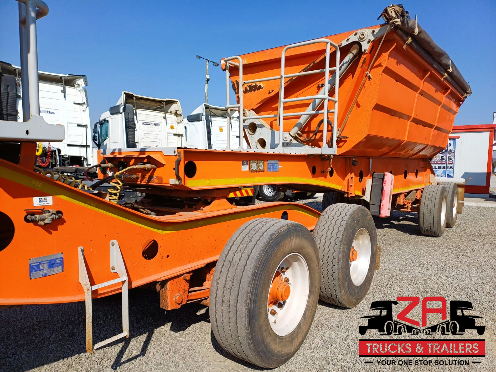 2021 AFRIT 25 CUBE SIDE TIPPER TRAILER #53107